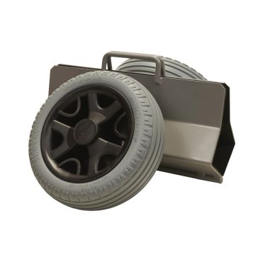Platetralle 170 mm med punkteringsfrie hjul