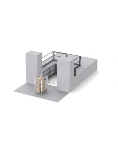 Løftebord for datasenter 6000 kg – plattform 2650 x 2200 mm