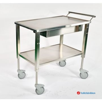 Rustfritt trillebord E – Elektrisk hev og senk