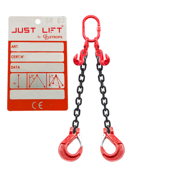 Løftesett med 2 løftekjettinger – for Just-Lift kraner