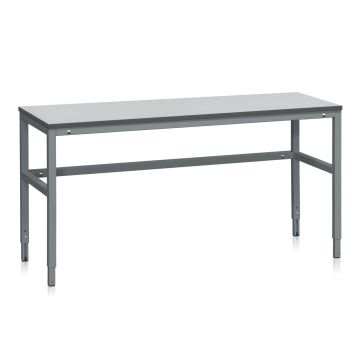 Arbeidsbord LD 300 – 1600 x 600 mm, justerbar høyde, 300 kg