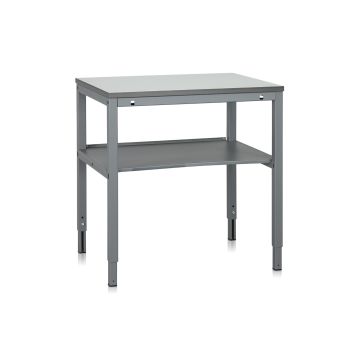 Arbeidsbord LD 800x600 mm – Laminatplate, 300 kg