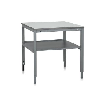 Arbeidsbord LD 800x800 mm – Laminatplate, 300 kg