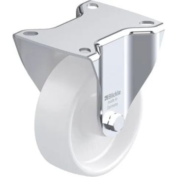 Fast nylonhjul med glidelager 100 mm – 160 kg