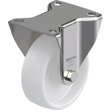 Rustfritt fast nylonhjul 100 mm – 250 kg