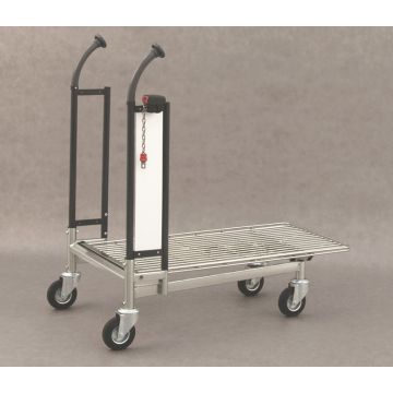 Butikkvogn og lagervogn med gitterbunn 1130 × 650 mm – 300 kg