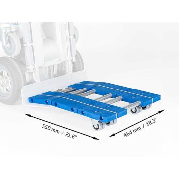 Fotbrett HD-330 | 464x550x88 mm | 4 svingbare hjul