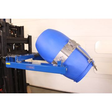 Fattipper til gaffeltruck 350 kg – justerbar for 50–220 L fat