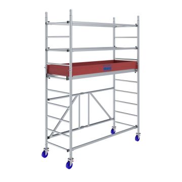 Rullestillas sammenleggbart aluminium – MONTO ProTec XS Eco, 3,60 m arbeidshøyde