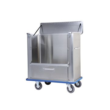 Transportvogn i aluminium | Serie D 1539 | 1340 x 790 x 1475 | 1050 L | 300 kg