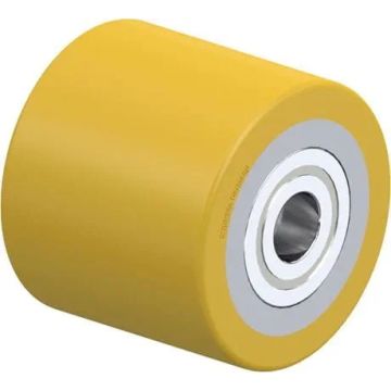 Hjul til jekketralle med polyuretanbane og kulelager 85 × 75 mm – 720 kg