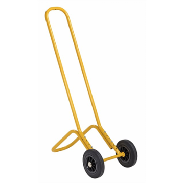 Stoltralle – justerbar lastebøyle, 75 kg, gummihjul