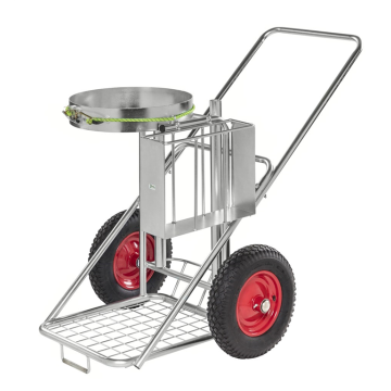 Vaktmestertralle – 150 kg, 400 mm punkteringsfrie hjul, elforsinket