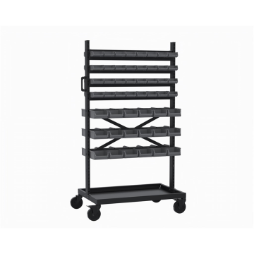 Vogn for plastbokser | KM169 | Dobbelsidig 