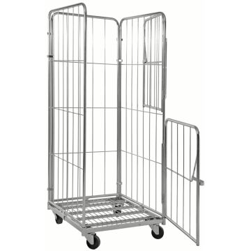 Rullecontainer med 4 vegger