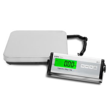 Pakkevekt 30 kg – benkvekt med rustfri veieplate