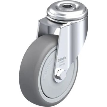 Apparathjul 100 mm – med senterhull og kulelager