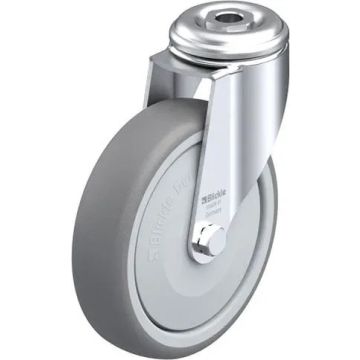 Apparathjul 125 mm – med senterhull og kulelager