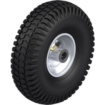 Luftgummihjul med stålfelg og rullelager 260 mm – 150 kg