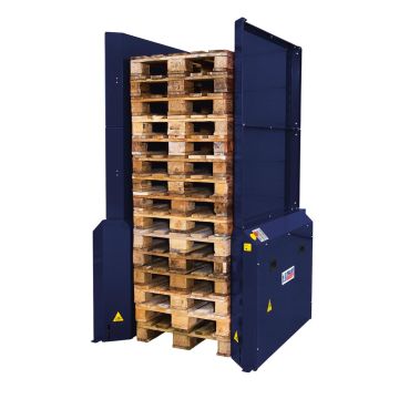 Pallemagasin PB 15 – 15 paller, 1200 x 800 mm, 500 kg kapasitet