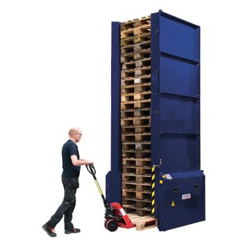 Pallemagasin PB 25 – 25 paller, 1200 x 800 mm, 700 kg kapasitet