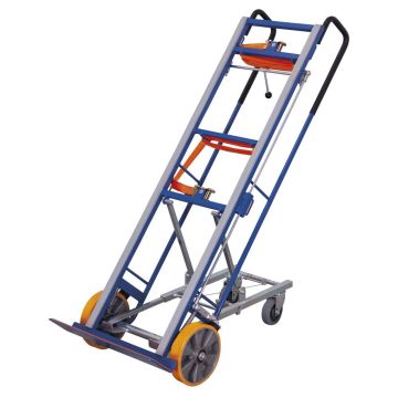 Tunggodstralle 550 kg med støttehjul