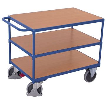 Trillebord 1200 × 800 mm med 3 hyller – 500 kg Trillebord 1200 × 800 mm med 3 hyller – 500 kg