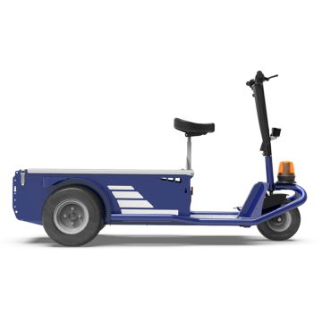 Elektrisk trekkvogn Zallys JACK L – kraftig modell med stor lasteplattform