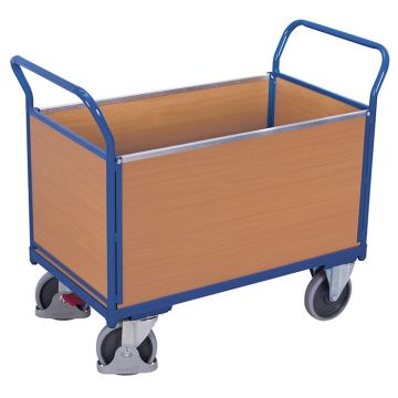 Skyvetralle | 4 tette sider | 850 x 450 | 400 kg