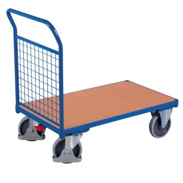 Plattformvogn med 1 gittervegg | 850 x 500 | 400kg