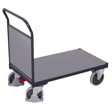 Plattformvogn | Tett gavl | 880 x 500 | 400kg | Grå Plattformvogn | Tett gavl | 880 x 500 | 400kg | Grå