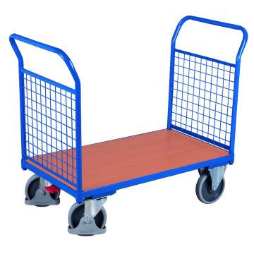 Plattformvogn med 2 gittervegger | 850 x 500 | 400kg