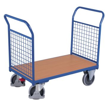 Plattformvogn med 2 gittervegger | 1200 x 800 | 500kg