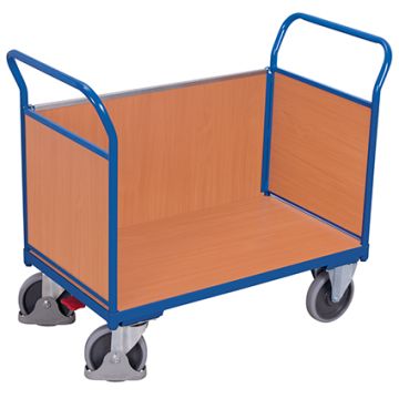 Skyvetralle | 3 tette sider | 1000 x 575 | 500 kg