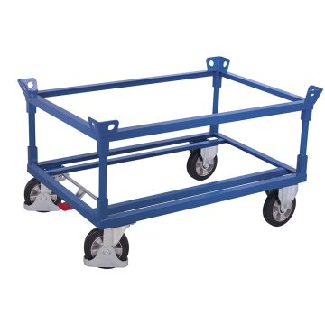Høy pallevogn 810 × 610 mm – 1200 kg