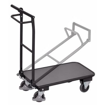Plattformvogn 720 × 450 mm med dødmannsbrems – antrasittgrå Plattformvogn 720 × 450 mm med dødmannsbrems – antrasittgrå