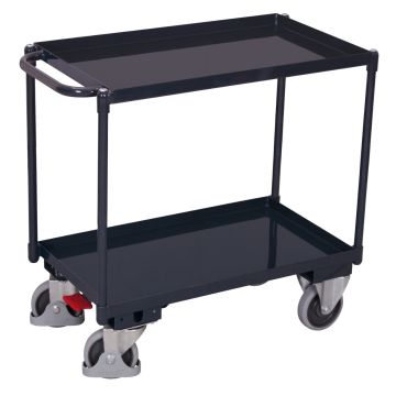 Trillebord 845×495 mm, oljetette kar, 910 mm, brems – antrasittgrå Trillebord 845×495 mm, oljetette kar, 910 mm, brems – antrasittgrå