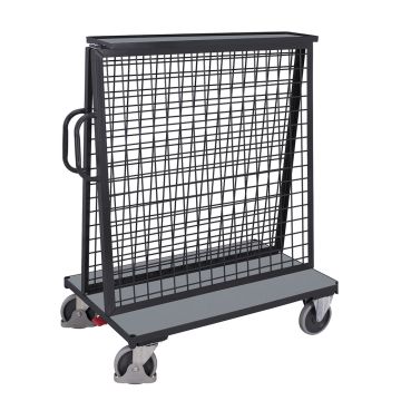 Verkstedvogn med gitterpanel og topphylle, 500 kg – antrasittgrå Verkstedvogn med gitterpanel og topphylle, 500 kg – antrasittgrå