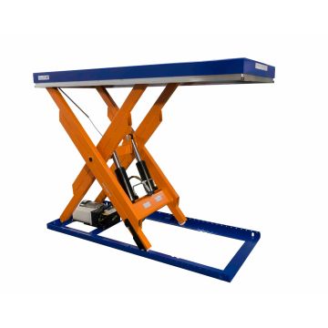 Løftebord TA 2000 – 2000 kg, 1300 mm løftebevegelse, 2000 x 900 mm