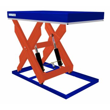Løftebord TA 4000 – 4000 kg, 1300 mm løftebevegelse, 2000 x 1200 mm