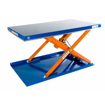 Lavtbyggende løftebord TCB 600 – 600 kg, 715 mm løftebevegelse, 1500 x 900 mm
