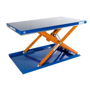 Lavtbyggende løftebord TCB 600H – 600 kg, 965 mm løftebevegelse, 1500 x 900 mm