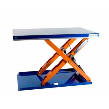 Lavtbyggende løftebord TCL 1000GB – 1000 kg, 820 mm løftebevegelse, 1350 x 1270 mm