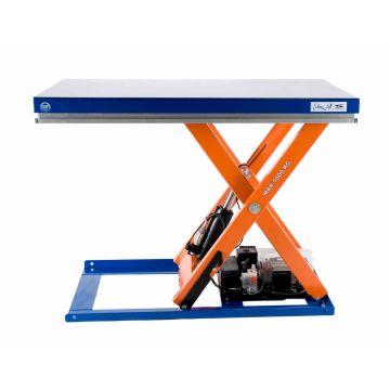 Løftebord TL 1000XB – 1000 kg, 820 mm løftebevegelse, 1300 x 1000 mm