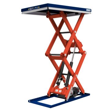 Løftebord TLD 1000 – 1000 kg, 1600 mm løftebevegelse, 1300 x 800 mm