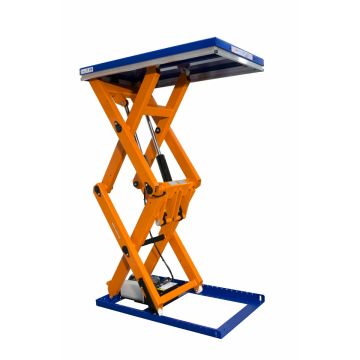 Løftebord TLD 2000B – 2000 kg, 1600 mm løftebevegelse, 1300 x 1000 mm