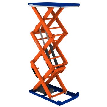 Løftebord TLT 1500 – 1500 kg, 2400 mm løftebevegelse, 1300 x 800 mm