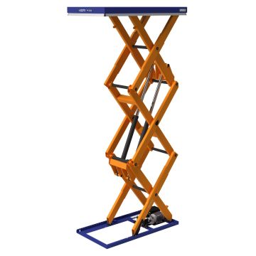 Løftebord TMT 1500 – 1500 kg, 3300 mm løftebevegelse, 1750 x 1000 mm