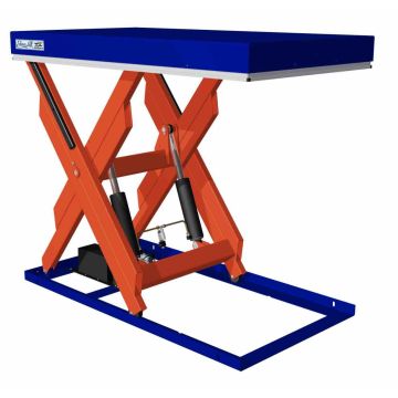 Løftebord TS 4000 – 4000 kg, 1500 mm løftebevegelse, 2200 x 1200 mm