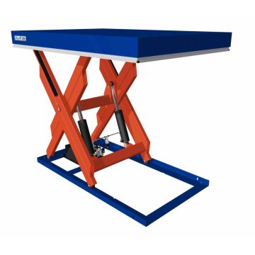 Løftebord TS 4000B – 4000 kg, 1500 mm løftebevegelse, 2200 x 1500 mm